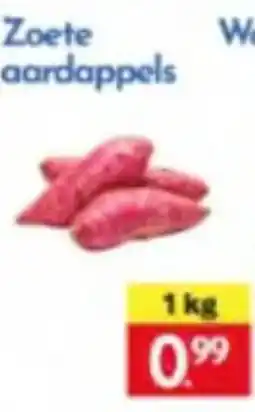 Tanger Markt zoete aardappels aanbieding