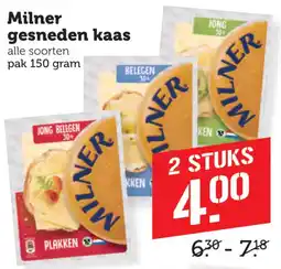 Coop Milner gesneden kaas aanbieding
