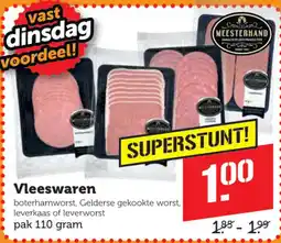 Coop meesterhand vleeswaren aanbieding