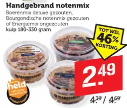 Coop Handgebrand notenmix aanbieding