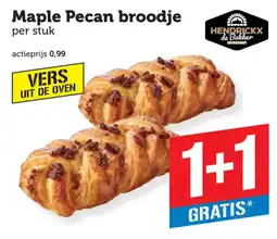 Coop Hendrickx de Bakker Maple Pecan broodje aanbieding