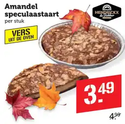 Coop Hendrickx de Bakker amandel speculaastaart aanbieding