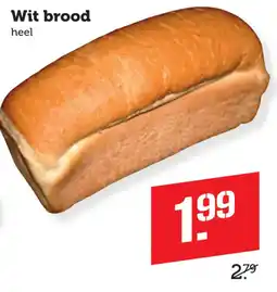 Coop wit brood aanbieding