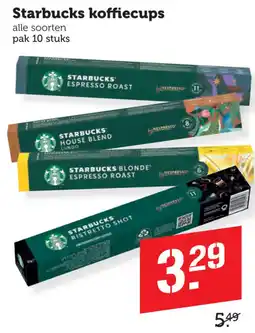 Coop starbucks koffiecaps aanbieding