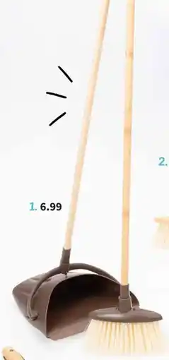 Wibra Stoffer en blik met steel aanbieding