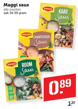 Coop Maggi saus aanbieding