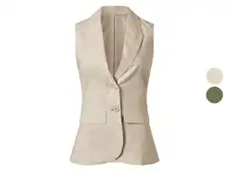 Lidl ESMARA Dames gilet met linnen aanbieding