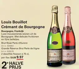 Sligro Louis Bouillot Crémant de Bourgogne aanbieding