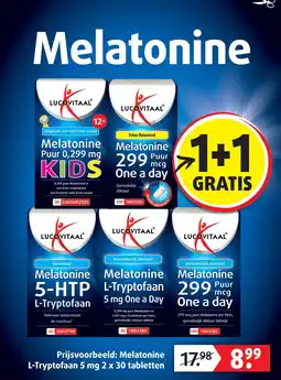 Lucovitaal Lucovitaal Melatonine aanbieding
