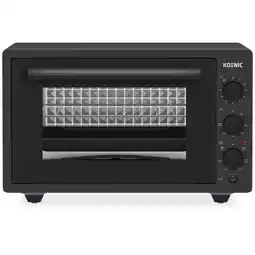 MediaMarkt Koenic Kmo371326bnl Grill- Bakoven 37 Liter Mat Oven Zwart aanbieding