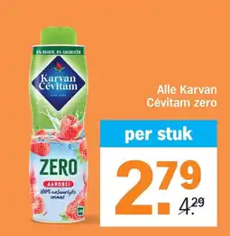 Albert Heijn Alle Karvan Cévítam zero aanbieding