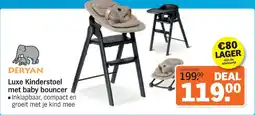 Albert Heijn Deryan Luxe Kinderstoel met baby bouncer aanbieding