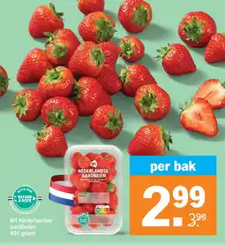 Albert Heijn AH Nederlandse aardbeien aanbieding