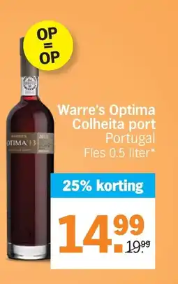 Albert Heijn Warre's Optima Colheita port Portugal aanbieding