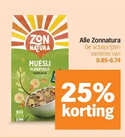 Albert Heijn Alle Zonnatura aanbieding