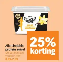 Albert Heijn Alle Lindahls protein zuivel aanbieding