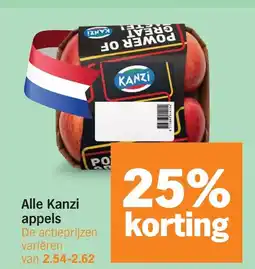 Albert Heijn Alle Kanzi appels aanbieding