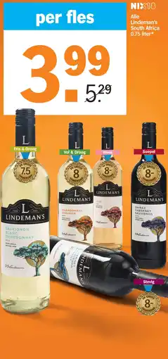 Albert Heijn Alle Lindeman's South Africa 0.75 liter* aanbieding