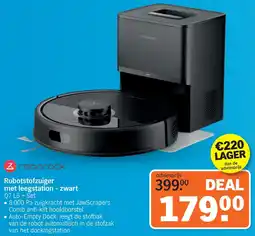 Albert Heijn Roborock Robotstofzuiger met leegstation - zwart Q7 L5 + Set aanbieding