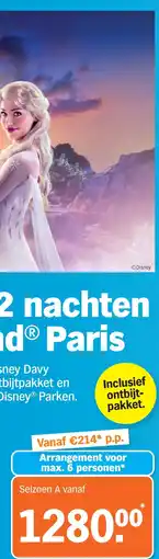 Albert Heijn 2 nachten Disneyland Paris aanbieding