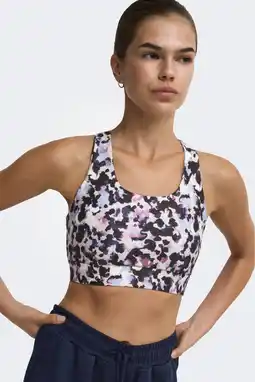 Wehkamp ONLY PLAY sport-bh medium support met print - ecru/zwart/lichtblauw/roze aanbieding