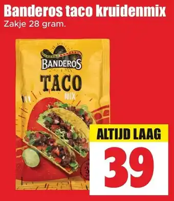 Banderos taco kruidenmix