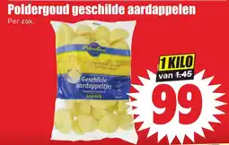 Dirk Poldergoud geschilde aardappelen aanbieding