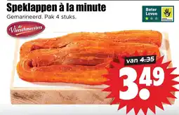 Dirk Speklappen à la minute aanbieding
