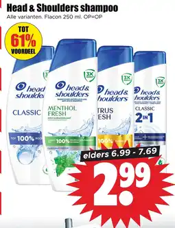 Dirk Head & Shoulders shampoo aanbieding