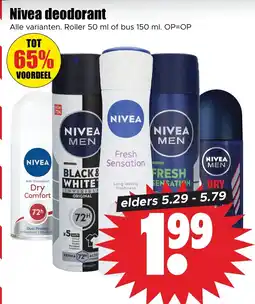 Dirk Nivea deodorant aanbieding
