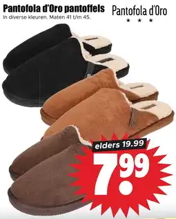 Dirk Pantofola d'Oro pantoffels aanbieding