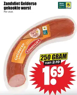 Dirk Zandvliet Gelderse gekookte worst aanbieding