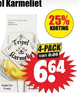 Dirk Tripel Karmeliet aanbieding