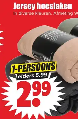 Dirk Jersey hoeslaken aanbieding