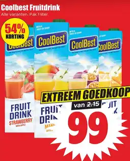 Dirk Coolbest Fruitdrink aanbieding