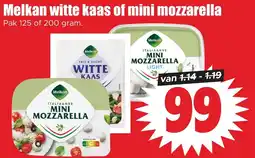 Dirk Melkan witte kaas of mini mozzarella aanbieding