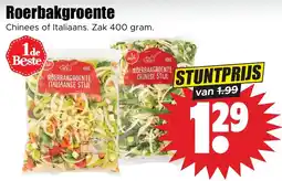 Dirk Roerbakgroente Chinees of Italiaans. Zak 400 gram. aanbieding