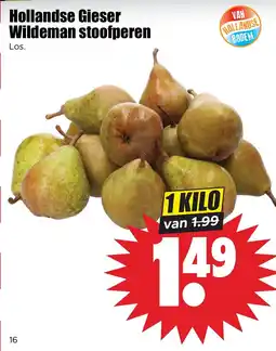 Dirk Hollandse Gieser Wildeman stoofperen aanbieding