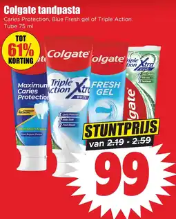 Dirk Colgate tandpasta aanbieding