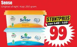 Dirk Sense Original of light. Kuip 250 gram. aanbieding