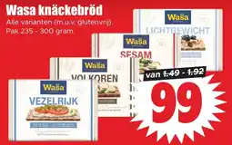 Dirk Wasa knäckebröd aanbieding