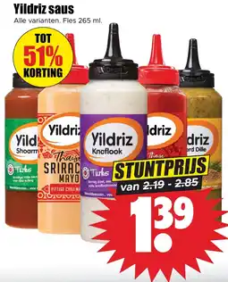 Dirk Yildriz saus aanbieding