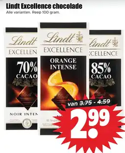 Dirk Lindt Excellence chocolade aanbieding