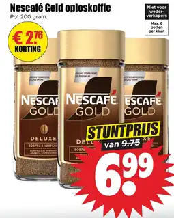 Dirk Nescafé Gold oploskoffie aanbieding