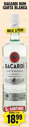 Dirk Bacardi Rum Carta Blanca aanbieding