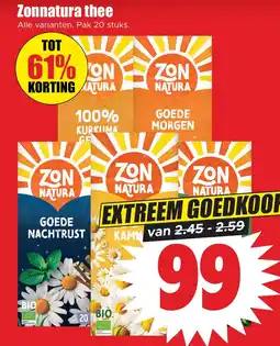 Dirk Zonnatura thee aanbieding