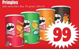 Dirk Pringles Alle varianten. Bus 70 gram. aanbieding