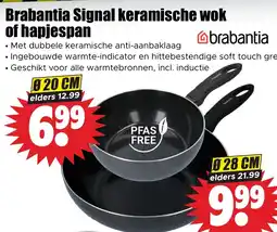 Dirk Brabantia Signal keramische wok of hapjespan aanbieding