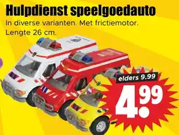 Dirk Hulpdienst speelgoedauto aanbieding