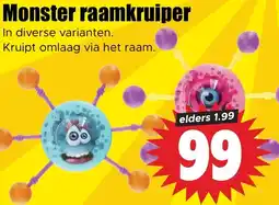 Dirk Monster raamkruiper aanbieding